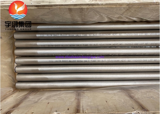 ASME SB407 Incoloy 800H / UNS N08810 أنبوب بلا خيوط من سبيكة النيكل الصلب