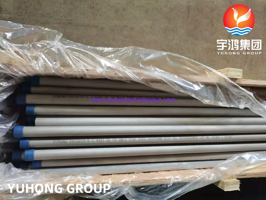 EN10216-5 1.4541 / TP321 / TP321H / 12X18H10T الأنبوب الخام من الفولاذ المقاوم للصدأ