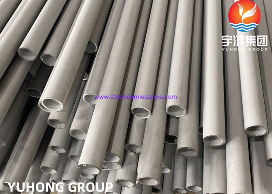 EN10216-5 1.4541 / TP321 / TP321H / 12X18H10T الأنبوب الخام من الفولاذ المقاوم للصدأ