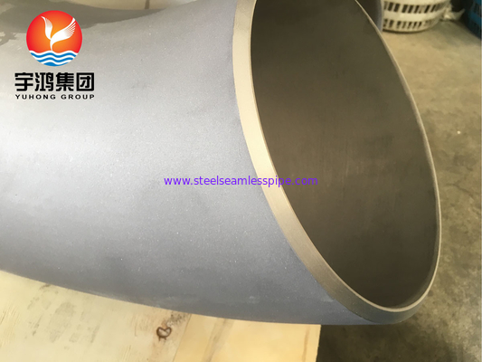 ASTM B366 Monel 400 / UNS N04400 مقعد 90 درجة نيكل سبيكة الفولاذ Buttweld تركيب
