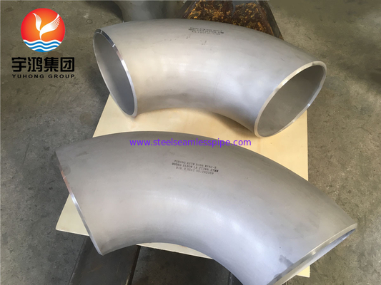 ASTM B366 Monel 400 / UNS N04400 مقعد 90 درجة نيكل سبيكة الفولاذ Buttweld تركيب