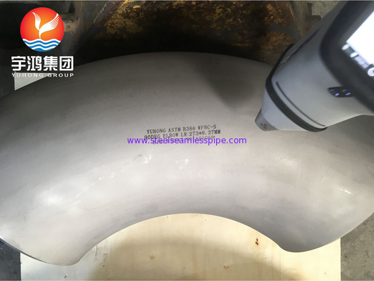 ASTM B366 Monel 400 / UNS N04400 مقعد 90 درجة نيكل سبيكة الفولاذ Buttweld تركيب