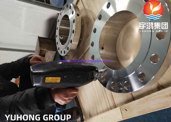 SS شفة WNRF ASTM A182 F316L F51 S31803 2205 1.4462 F53 S32750 2507 1.4410 F55 S32760
