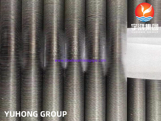 أنبوب ذو ذراع مزروع ASME SB163 Monel 400 أنبوب ذراع ذراع من سبيكة النيكل نوع G