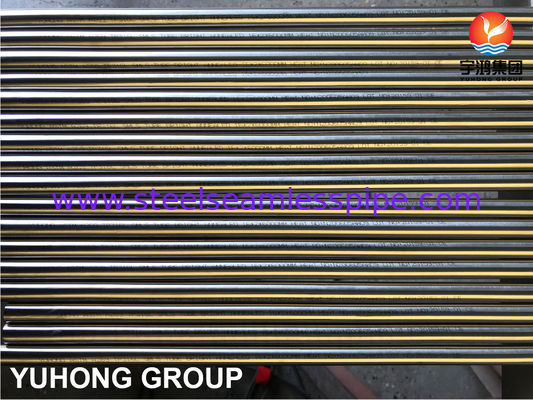 أنبوب غير مسام اللاصق ASTM A213 ASME SA269 التدحرج البارد
