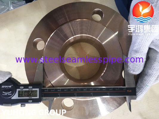 النحاس النيكل لحام العنق شفة B151 C70600 / DIN 2.0872 RF نوع