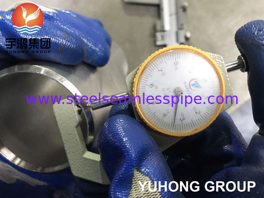 ASTM A815 S32750 Super Duplex الفولاذ المقاوم للصدأ متساوية Tee مع القدرة على خدمة الكلور