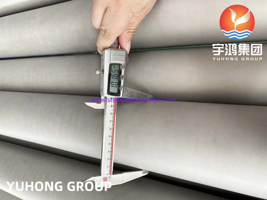 ASTM A312 ASME SA312 TP310S S31008 الفولاذ المقاوم للصدأ سلس الأنابيب
