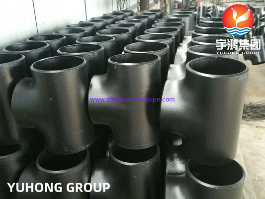ASTM A234 WPB متساوية Tee الكربون الفولاذ Buttweld أنابيب التركيب
