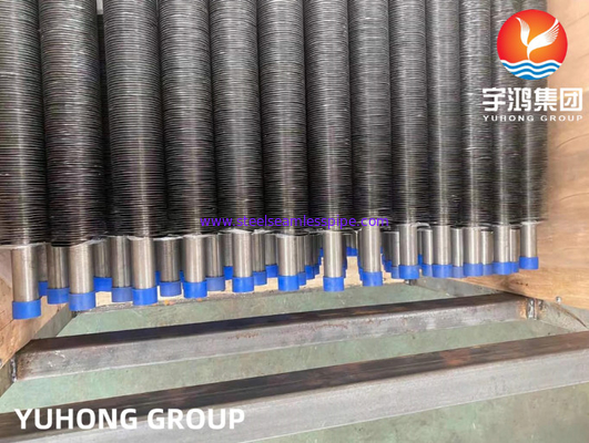 ASME SB163 UNS N04400 Monel 400 أنبوب بزعانف سبائك النيكل للتدفئة