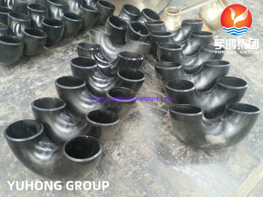 ASTM A234 WP9 180 درجة العودة الكوع سبائك الفولاذ Buttweld تركيب