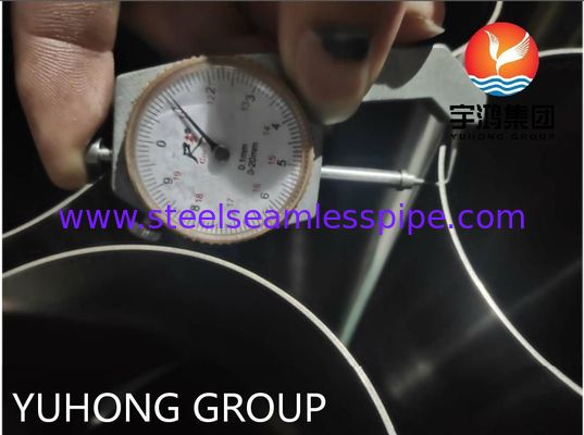 الأنابيب المتداولة من الفولاذ الخالي من اللحم ASTM A270 TP304 الأنابيب ذات الجدران الدقيقة