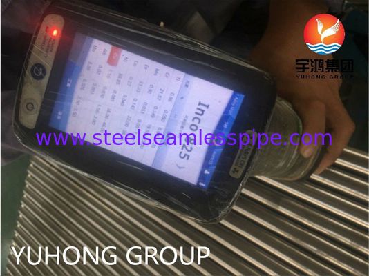 ASME SB163 أنبوب سبيكة نيكل Incoloy 825 N08825 غير الملحوم لمبادل حراري مع مقاومة للتآكل