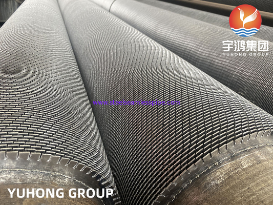أنبوب HFW ذو الزعانف ، ASTM A210 / ASME SA210 GR.A1 أنبوب ذو الزعانف من الفولاذ الكربوني
