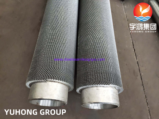 أنبوب HFW ذو الزعانف ، ASTM A210 / ASME SA210 GR.A1 أنبوب ذو الزعانف من الفولاذ الكربوني
