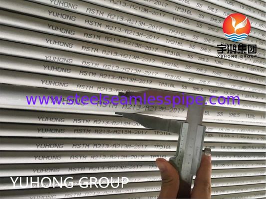 أنبوب سلس من الفولاذ المقاوم للصدأ ASTM A213 TP316L مع مقاومة عالية لدرجة الحرارة ومقاومة للتآكل بدقة مدلفنة على البارد