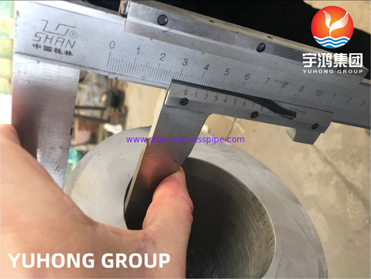 ASTM A790 UNS S31803 / 2205 أنبوب مزدوج من الصلب السميك بجدار غير سلس