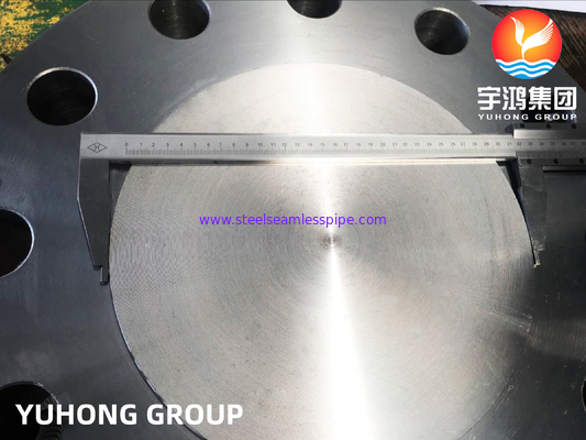 ASTM A182 F22 UNS K21590 شفة عمياء من سبائك الصلب RF FACE B16.5
