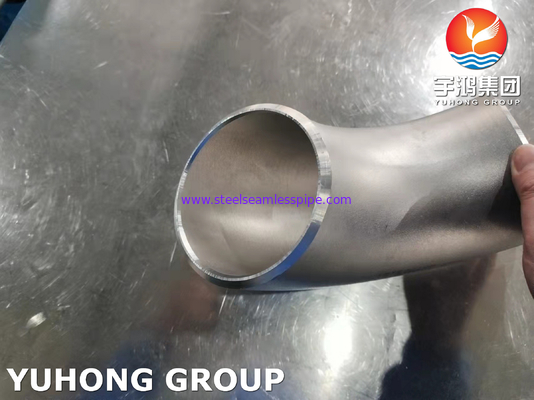 ASTM A403 WP304H الفولاذ المقاوم للصدأ 90 درجة LR الكوع ASME B16.9
