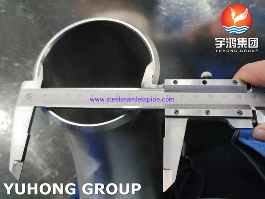 ASTM A403 WP304H الفولاذ المقاوم للصدأ 90 درجة LR الكوع ASME B16.9