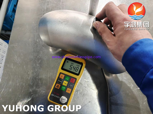 ASTM A403 WP304H الفولاذ المقاوم للصدأ 90 درجة LR الكوع ASME B16.9