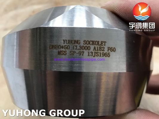 تركيبات مزورة من الفولاذ المقاوم للصدأ ، A182 F304 SOCKOLET ASME B16.11 ، MSS SP-79 ، SW