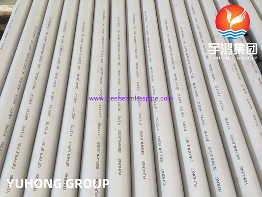 ASTM A312 TP304/304L 1.4301/1.4307 أنابيب بلا خيوط من الفولاذ المقاوم للصدأ