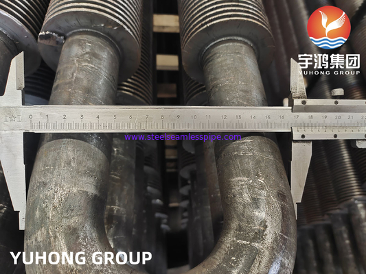 الصلب الكربوني U Bend HFW Fined Tube ASTM A106 Gr.B لمبادل الحرارة