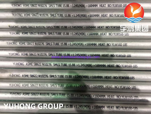 HASTELLOY C-276 أنبوب غلاية غير ملحوم ASME SB622 SB619 SB626 N10276 / 2.4819