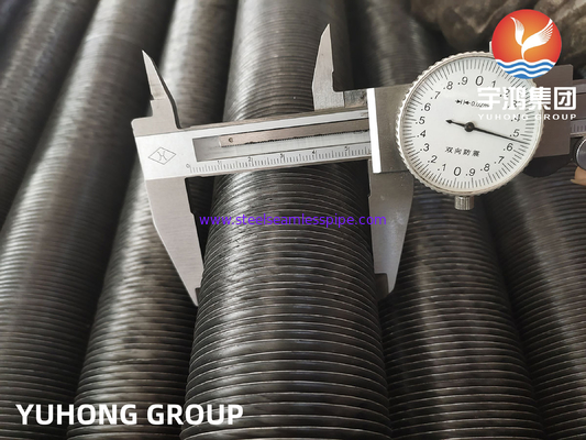 أنبوب ذو زعانف مضمن، أنبوب من الفولاذ الكربوني ASTM A179 مع زعانف الألومنيوم 1060 لمبادلات الحرارة