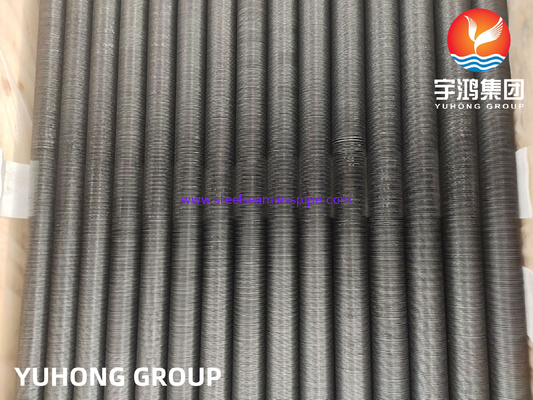 أنبوب ذو زعانف مضمن، أنبوب من الفولاذ الكربوني ASTM A179 مع زعانف الألومنيوم 1060 لمبادلات الحرارة