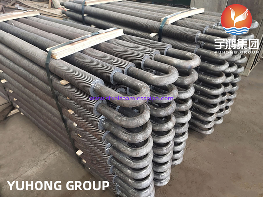 الصلب الكربوني U Bend HFW Fined Tube ASTM A106 Gr.B لمبادل الحرارة