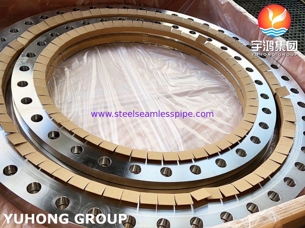 ASTM A240 SS904L الصفيحة المصنوعة من الشريط المنزلق مع الوجه المسطح AWWA C207 والأبعاد المخصصة