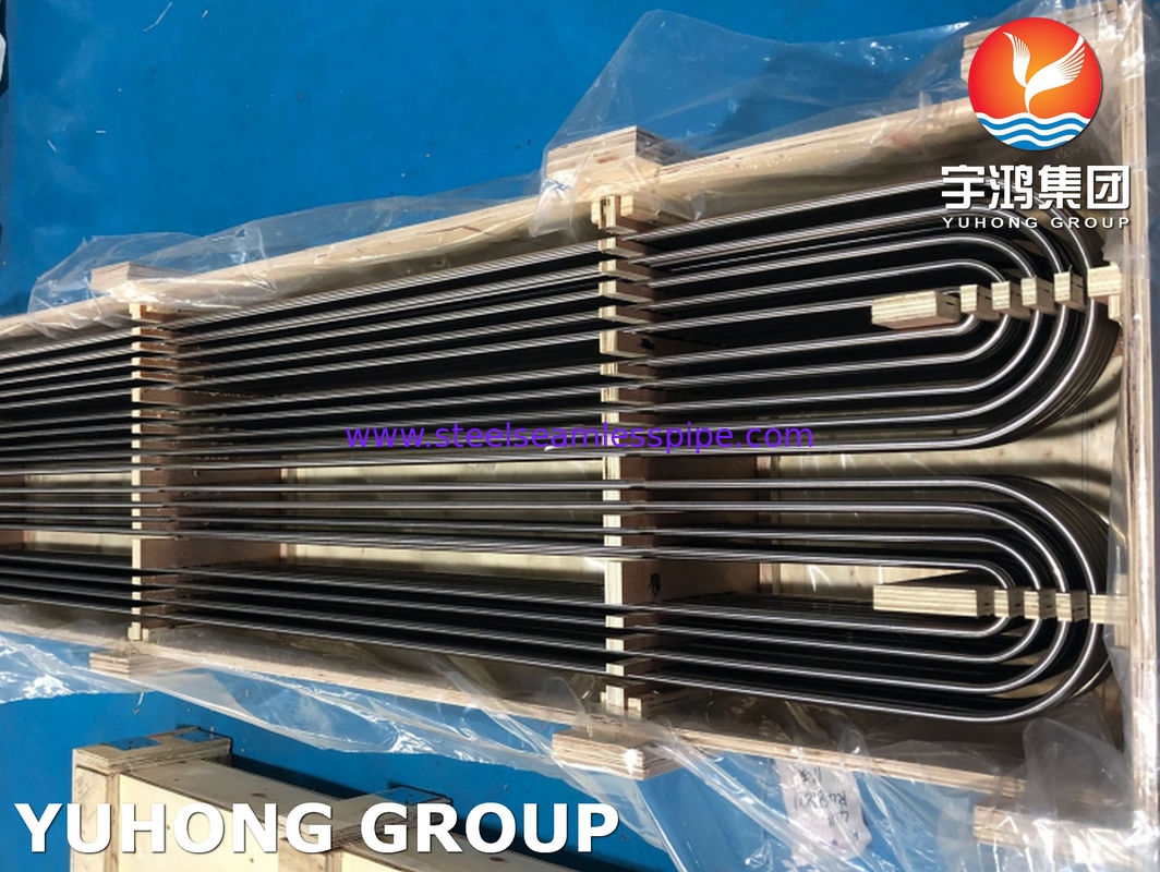 أنبوب من الفولاذ المقاوم للصدأ ASTM A270 TP316L الصحي غير الملحوم على شكل حرف U لصناعات الألبان والأغذية