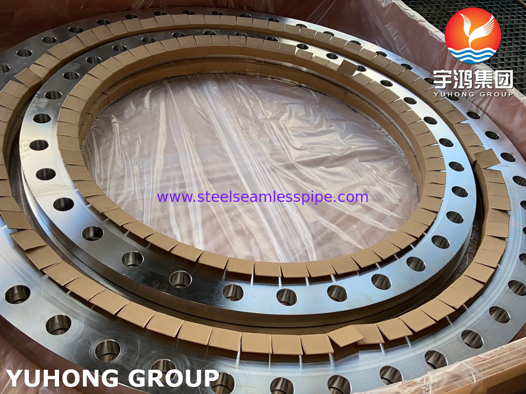 فلانش من سبائك ASTM A240 904L / UNS N08904 من نوع حلقة AWWA C207 لخدمة أعمال المياه