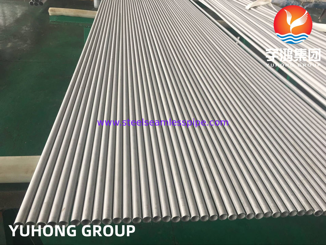 أنبوب مبادلة الحرارة أنبوب بلا خيوط من الفولاذ المقاوم للصدأ A213 TP304/304L / TP316L TP310S TP316Ti TP321/321H TP347 TP317 100% ET / HT / UT