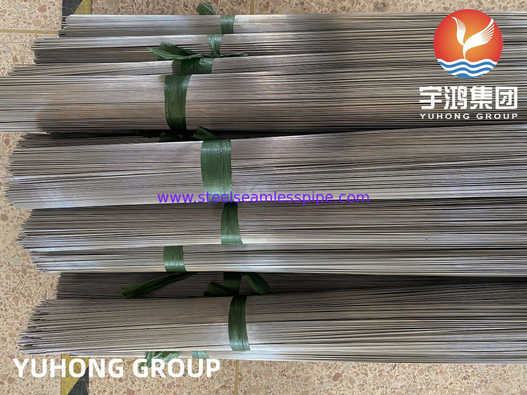 ASTM A269 TP304 ، TP316L أنابيب الشعرية من الفولاذ المقاوم للصدأ للأجهزة الطبية