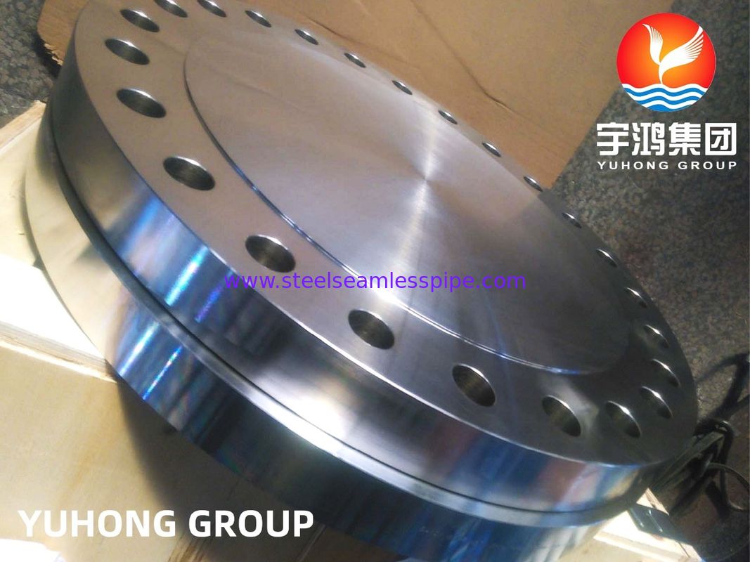 فلنجة عمياء ذات وجه بارز من سبيكة النيكل Alloy 600 وفقًا للمواصفة ASTM B564 لتطبيقات درجات الحرارة العالية