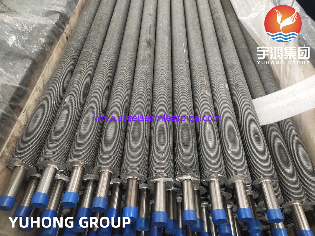 الأنابيب المكشوفة من الفولاذ المقاوم للصدأ ASME SA249 TP304 الألومنيوم 1060 المبردات المبدلة الحرارية المبردات الهواء التطبيق