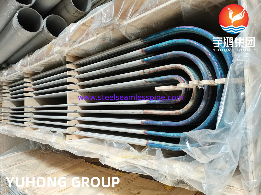 ASME SA213 TP316L أنبوب U Bend من الفولاذ المقاوم للصدأ لمبادل الحرارة وغلاية