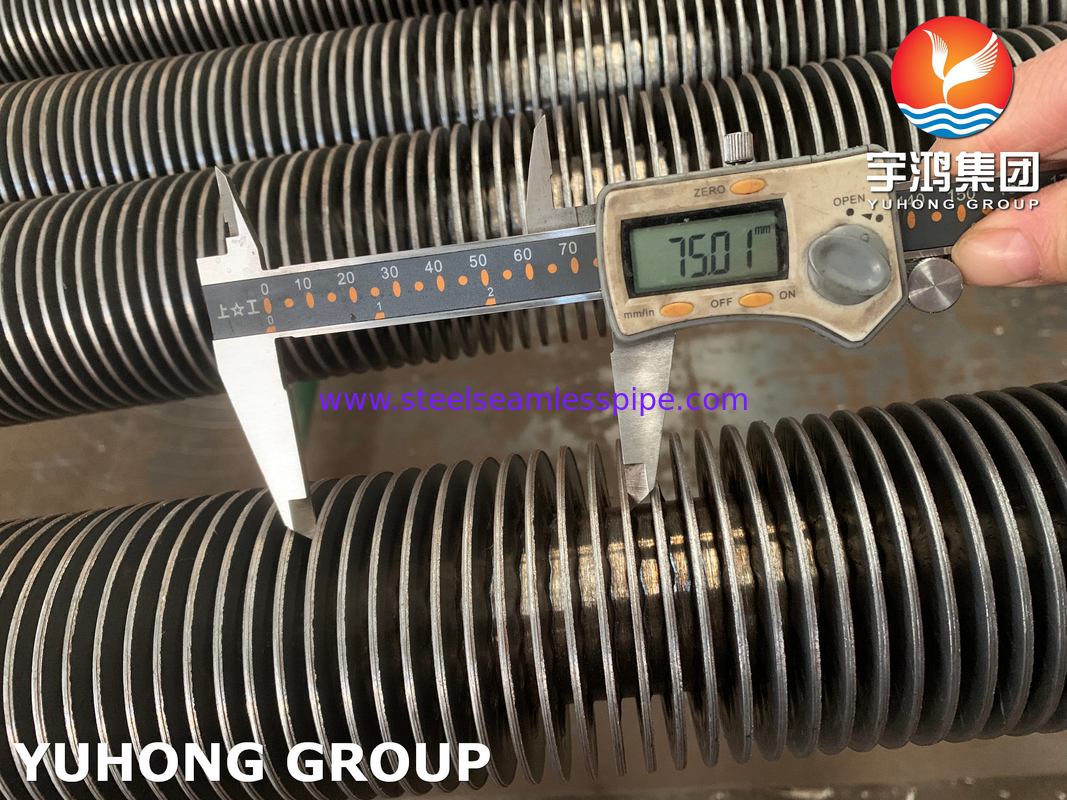 ASTM A106 HF لحام Gr. B الفولاذ الكربوني U Bend Fin Tube للمبادل الحراري