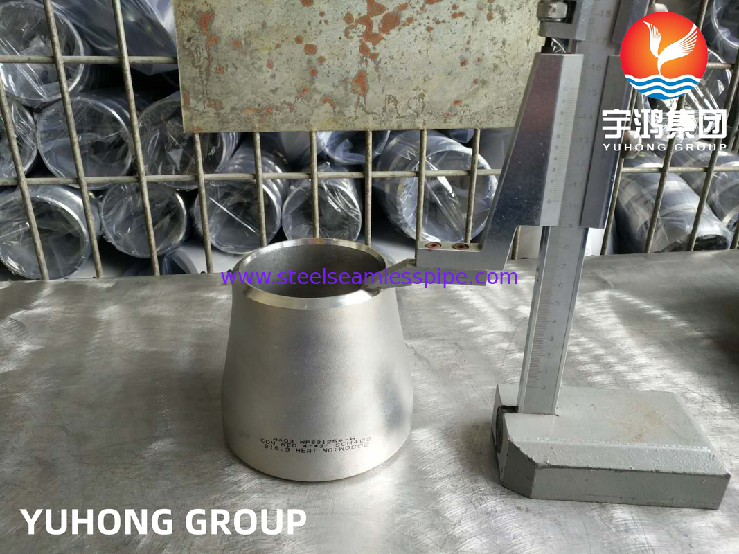 ASTM A403 WPS31254-W (254SMO) مزدوج فولاذ المقاوم للصدأ الحد الأدنى للوصلات B16.9