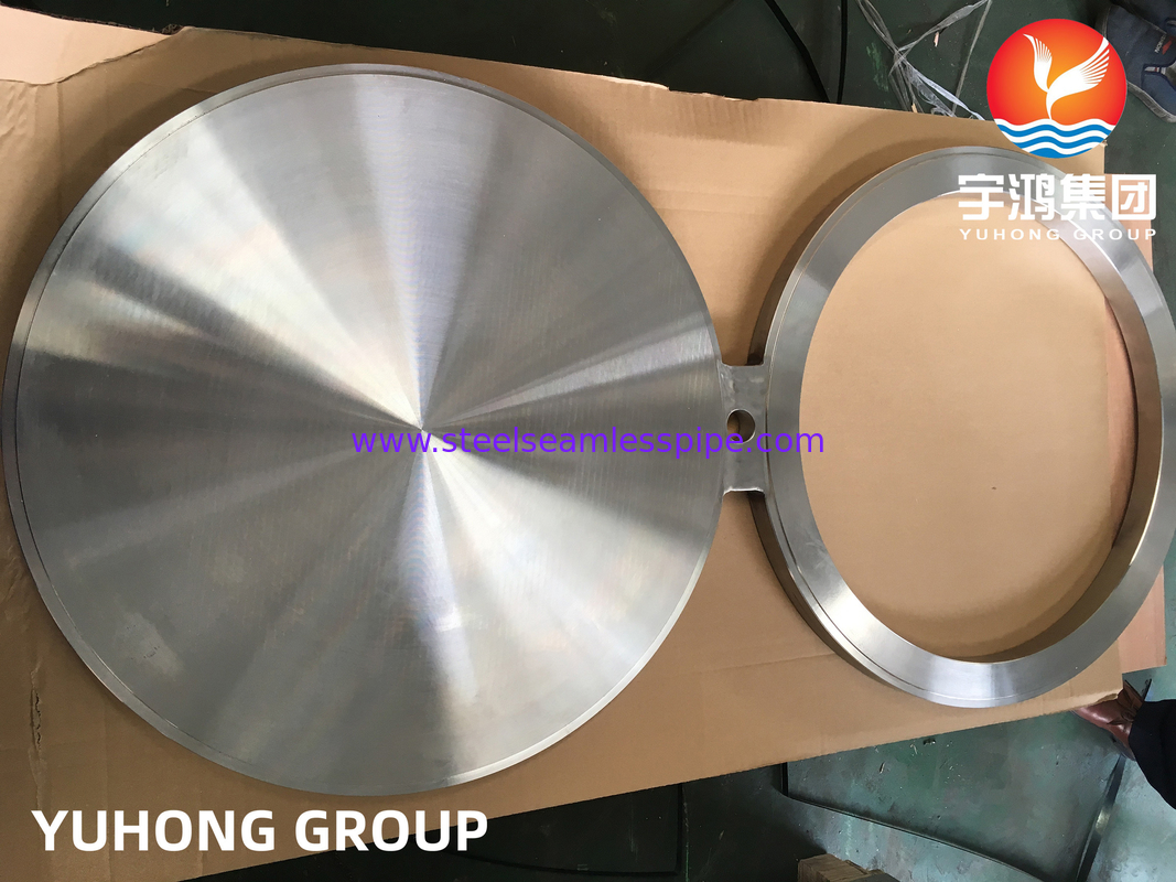 ASTM A182 / ASTM A240 F316L / SS316L مشهد أعمى ، 8 شفة الشكل B16.48 لخط الأنابيب