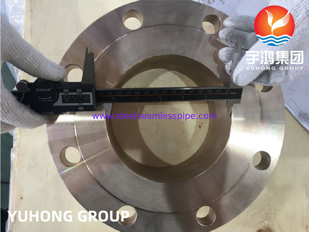 ASTM B151 C70600 سبيكة نيكل النحاس المسامير المسامير الرقبة المرفوعة B16.5 للأنابيب