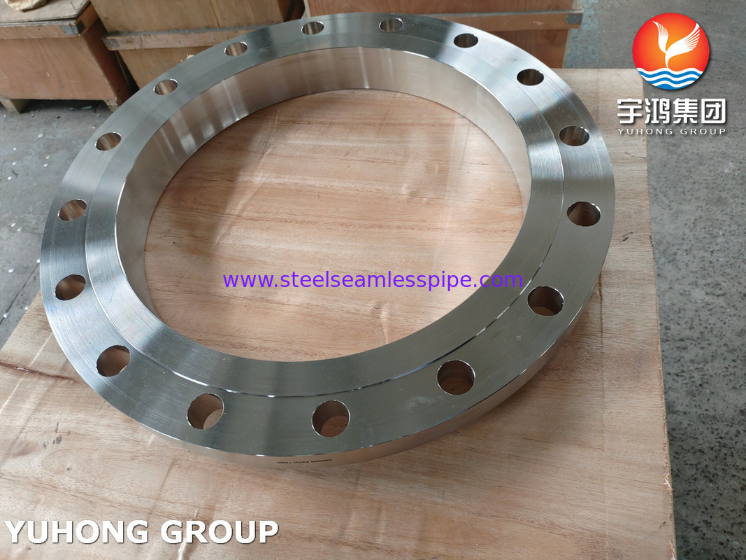 معالجة المياه ، ASTM A182 F904L ، N08904 الفولاذ المقاوم للصدأ الزحلق على الشريط ، وجه مرتفع ، B16.5