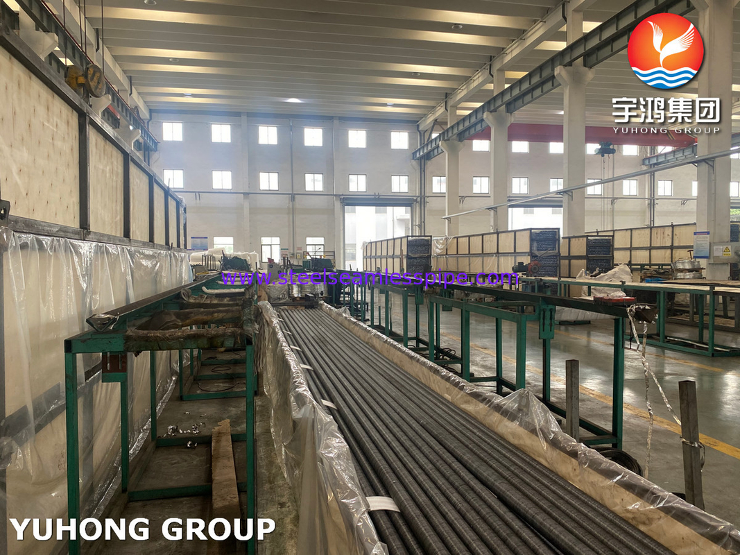 ASME SA210 GR.A1 الأنبوب الأساسي Al1060 الأنبوب G-Fin OD 16-63mm لدرجات التدفئة البتروكيماوية