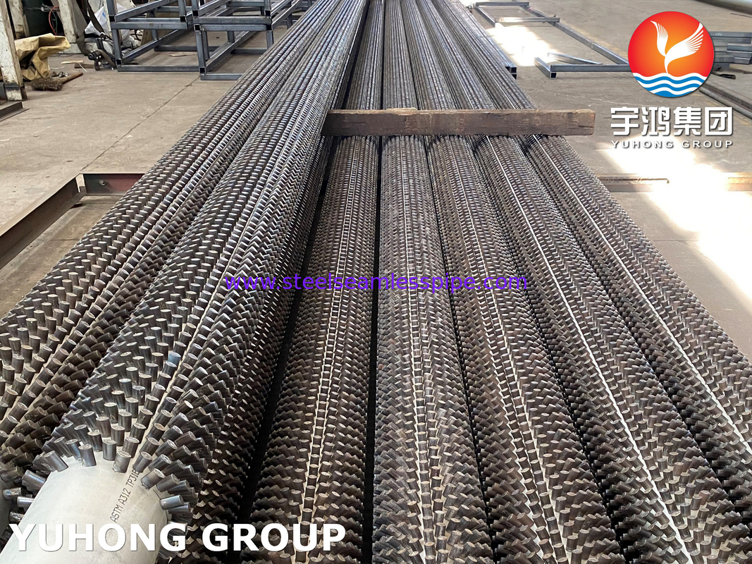 أنبوب ذو ذراع مشددة ASME SA335 P5 13Cr (SS 410) أنبوب محول لفرن إصلاح البخار
