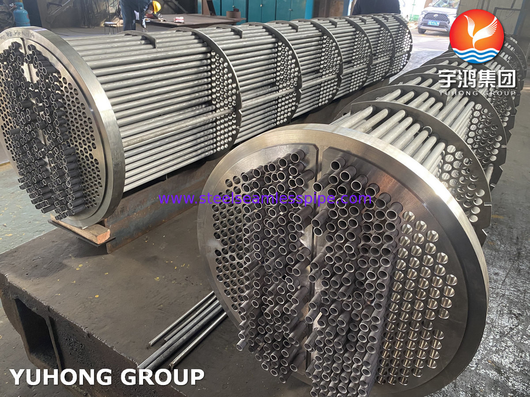 U Bend Tube Bundle ، فولاذ المقاوم للصدأ U Tube Type Fuel Oil Heater