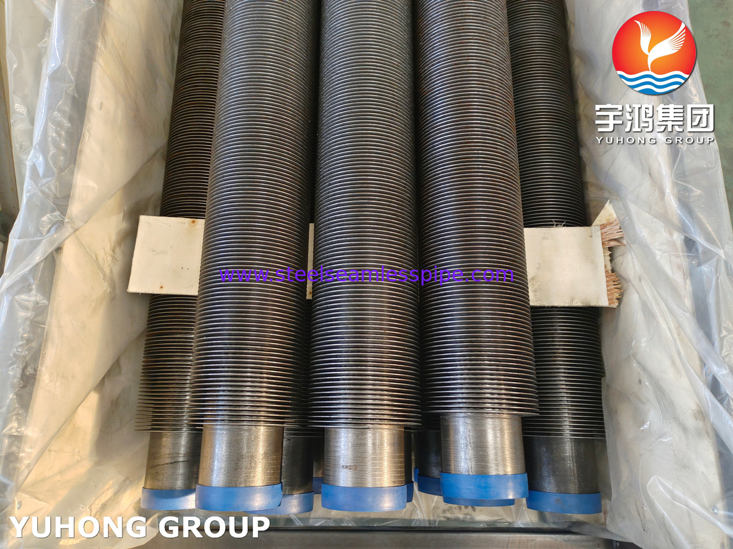 ASME SA106 / ASTM A106 GR.B الصلب الكربوني ذو التردد العالي المطاوئ / HFW الأنابيب المزدوجة