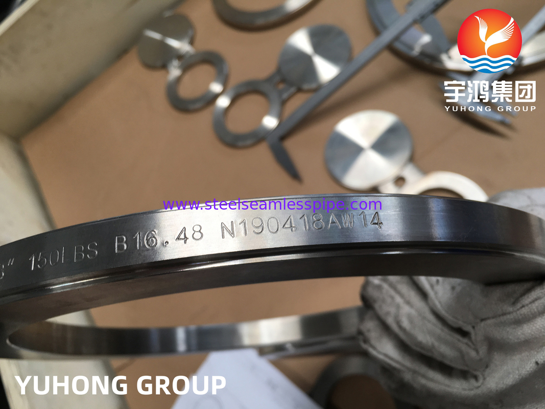 شاشة العيون العمياء، ASTM A182 F316L الفولاذ المقاوم للصدأ الشكل 8 شاشة، RF ASME B16.48